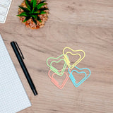 Clips en Forma de Corazón de Colores, 8 pzas