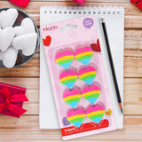 Set de 8 Gomas en Forma de Corazón