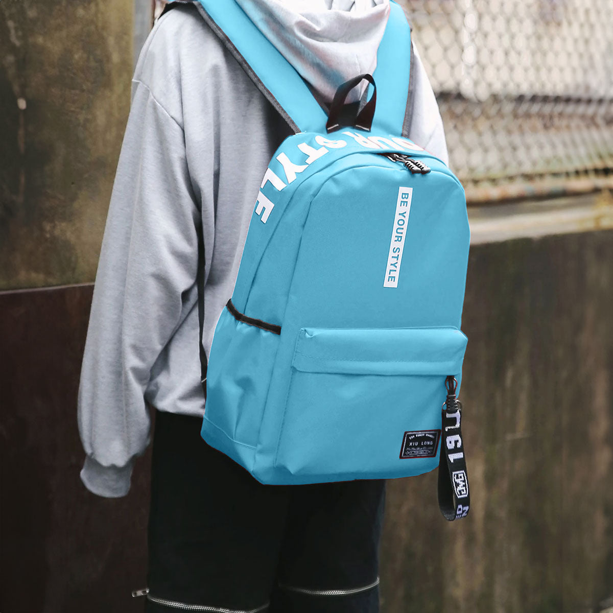 Mochila, Be Your Style, Color Azul