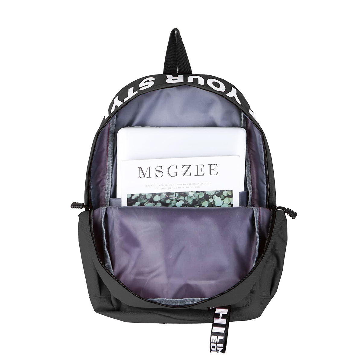 Mochila, Be Your Style, Color Negro