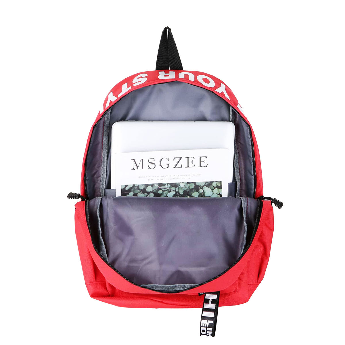 Mochila, Be Your Style, Color Rojo