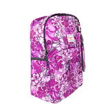 Mochila con Diseño de Flores, Color Morado