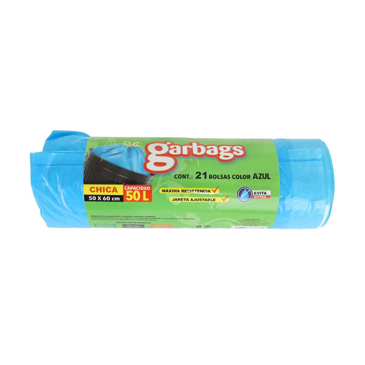 Bolsas para Basura, Garbags, 21 pzas