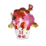 Globo Ramo de Flores "Te Amo"