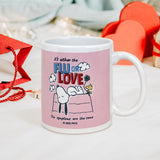 Taza de Cerámica Peanuts "Love", 350ml