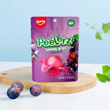 Gomitas Pelable en Forma y Sabor Uva, Amos 62 gr.