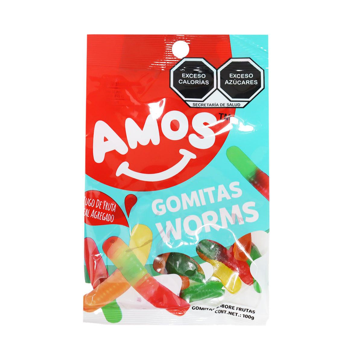 Gusanitos de Arcoíris Amos 100 gr.