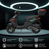 Motocicleta Acapulco Kiwo 150 2025, color Verde