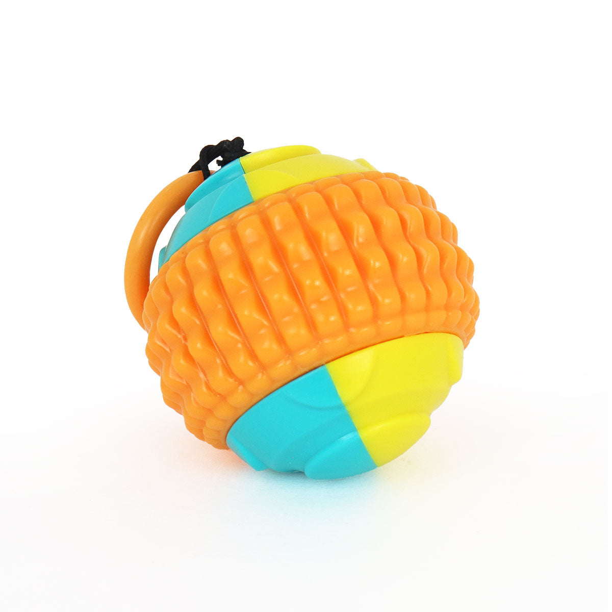 Pelota con Cuerda color Naranja para Mascota