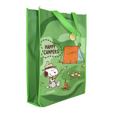 Bolsa Snoopy de Tela Non Woven, color Verde