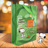 Bolsa Snoopy de Tela Non Woven, color Verde