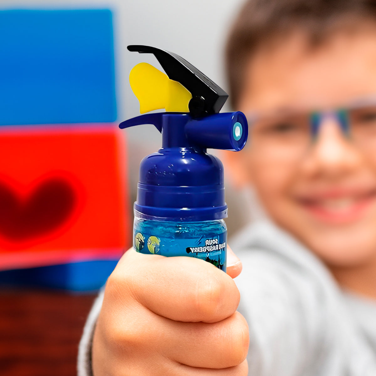 Spray de Caramelo Agrio, Kidsmania Quick Blast, Sabor Frambuesa