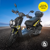 Motocicleta Kiwo KWS 150 2025, Color Amarillo