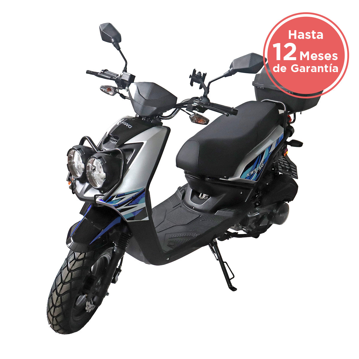 Motocicleta Kiwo KWS 150 2025, color Plata