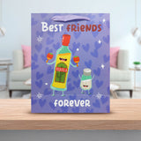 Bolsa de Regalo "Best Friends", color Morado