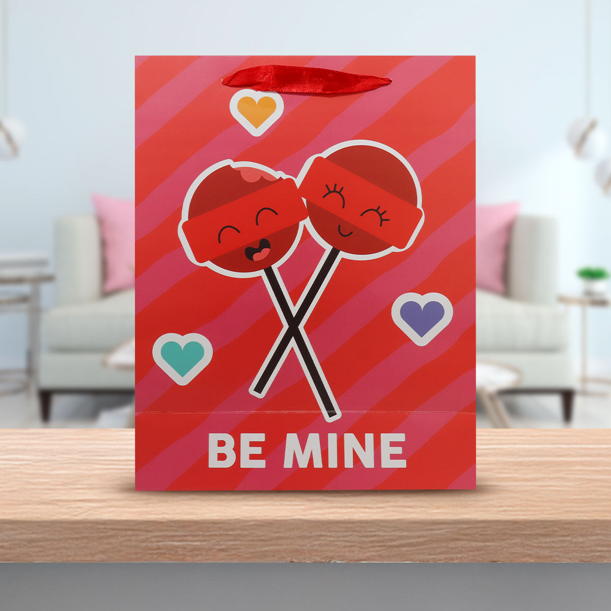 Bolsa de Regalo "Be Mine", color Rojo