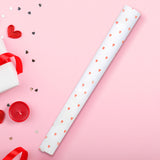 Papel de Regalo de Corazones, color Rosa