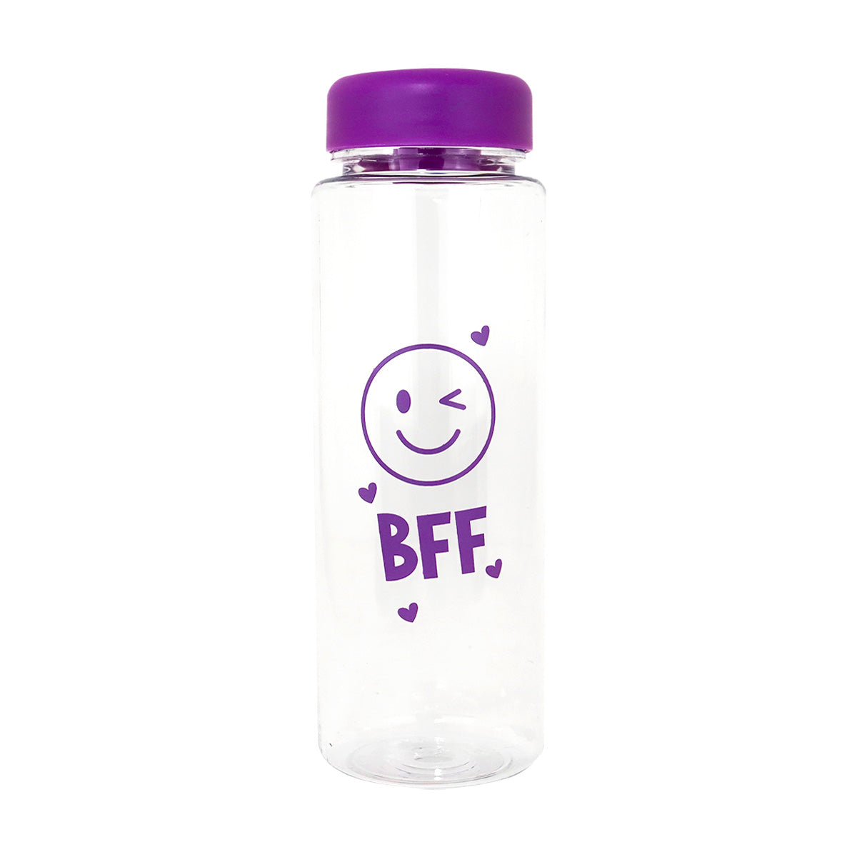 Botella de Plástico BFF, color Morado