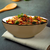 Tazón de Cerámica color Capuchino, 17cm