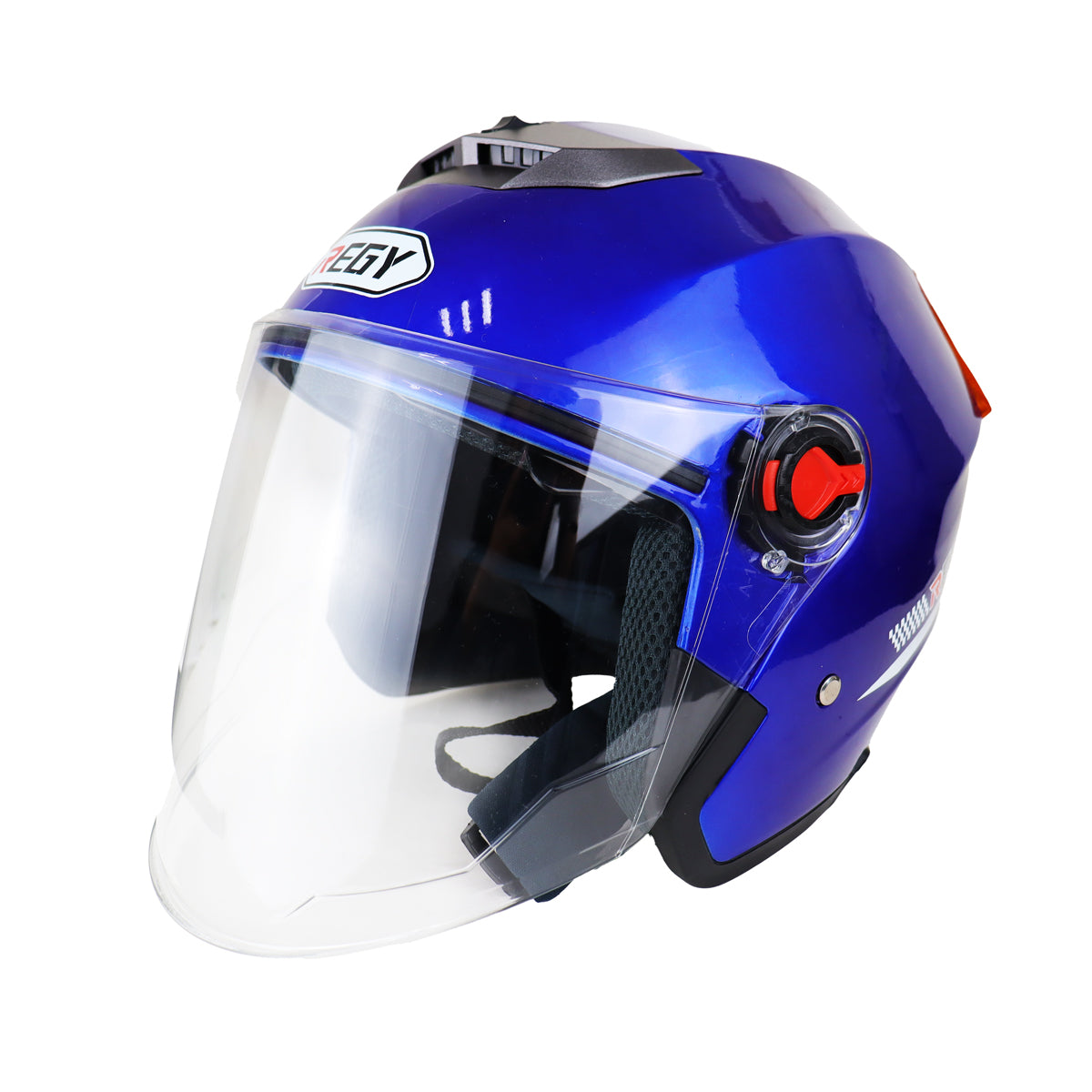 Casco para Motocicleta, color Azul Rey