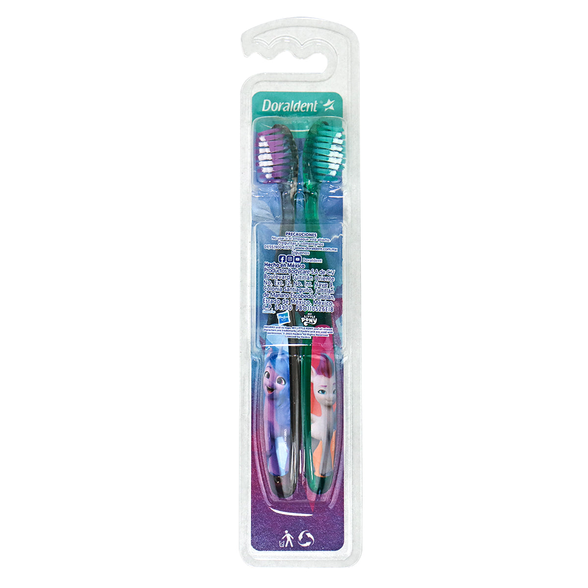 Cepillo Dental Doraldent My Little Ponny textura suave 2 pzas