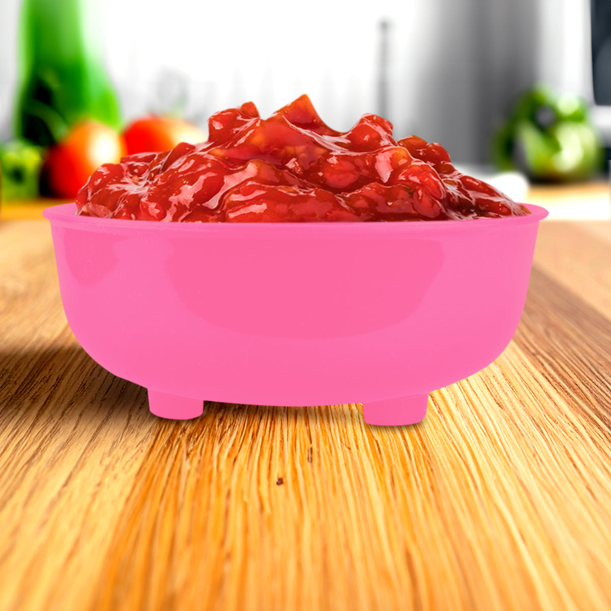 Molcajete de Plástico, Color Rosa, 350 ml