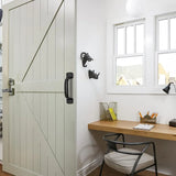 Manija de Puerta, Metal, Color Negro