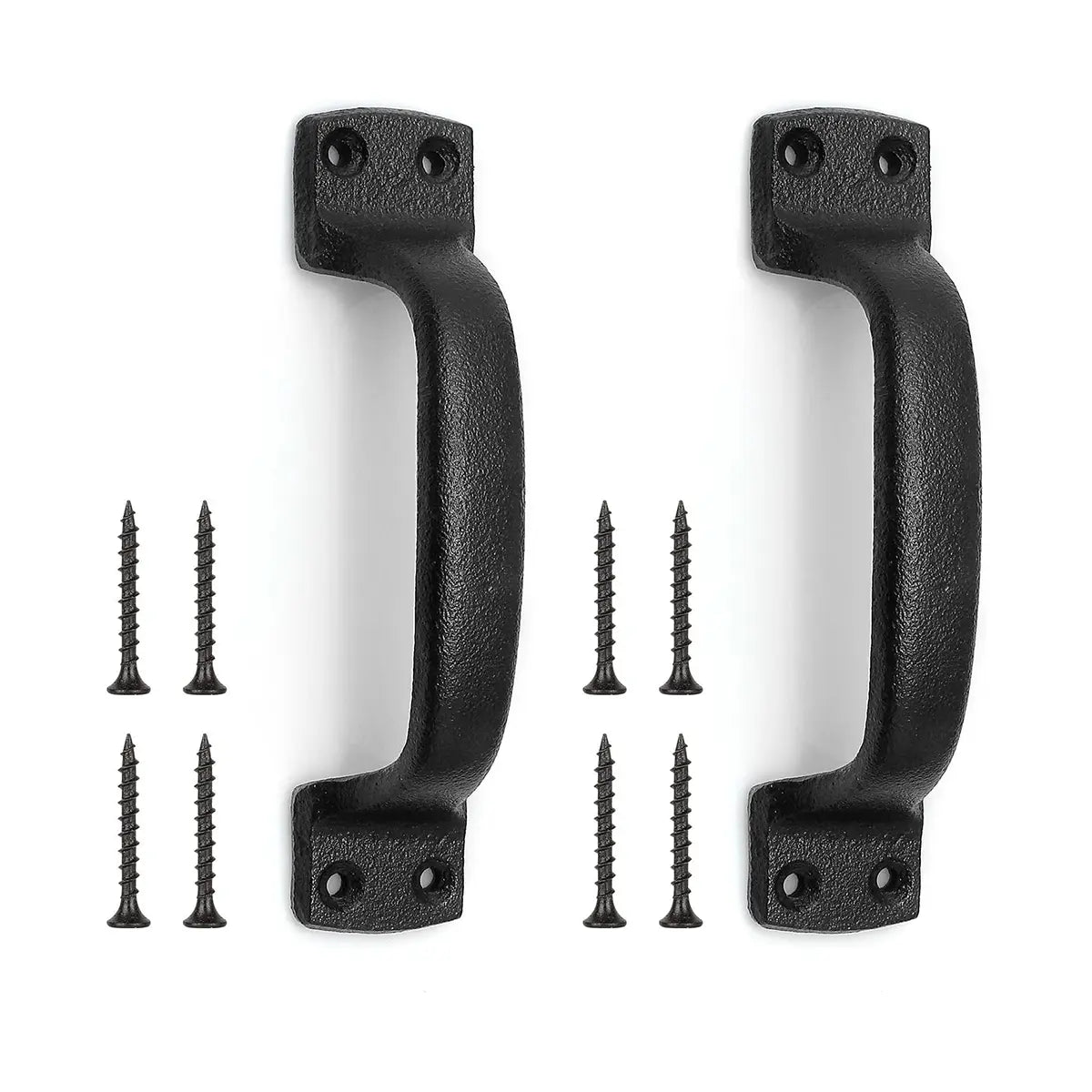 Manija de Puerta, Metal, Color Negro