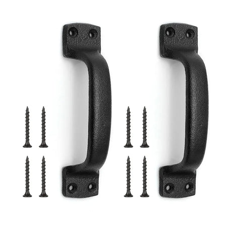 Manija de Puerta, Metal, Color Negro