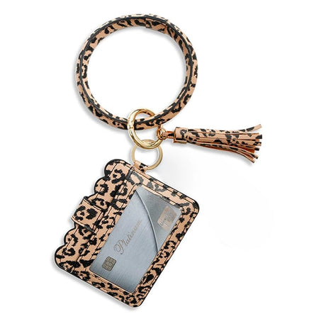 Llavero con Tarjetero, Animal Print