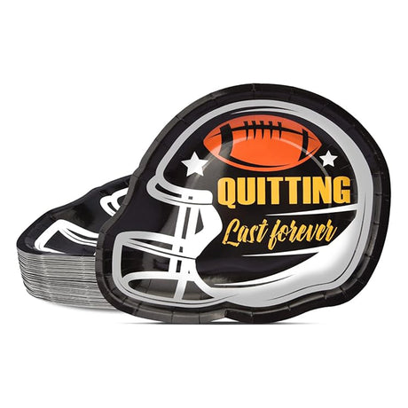 Platos de Papel Casco de Fútbol Americano