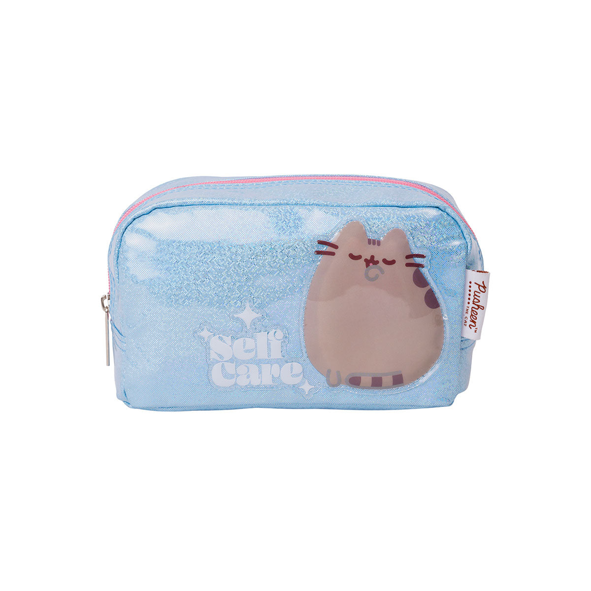 Lapicera color Azul con Diseño de Pusheen Self Care