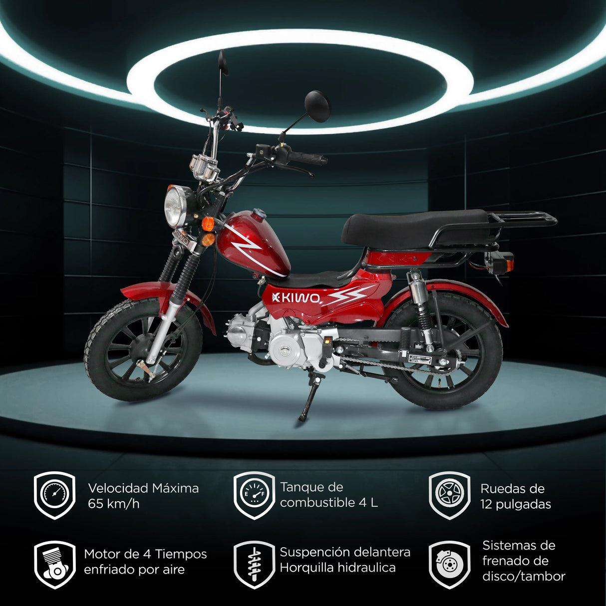 Motocicleta Kiwo UMI70, color Naranja 2025