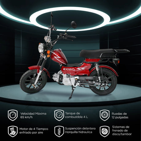 Motocicleta Kiwo UMI70, color Naranja 2025