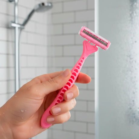 Rastrillo para Dama, 2 pzas, Color Rosa