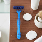 Rastrillo para Caballero, Color Azul, 2 pzas