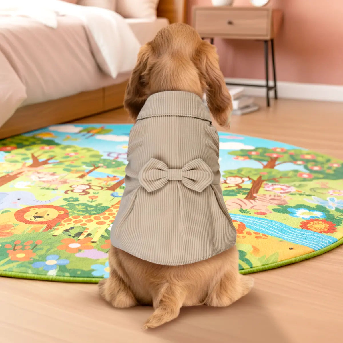 Vestido Invernal para Mascota, Color Beige
