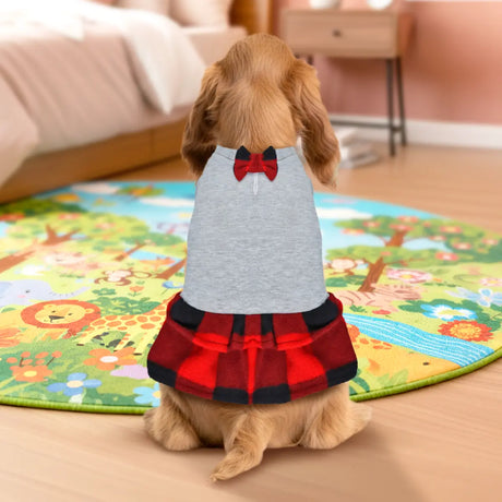 Vestido Invernal para Mascota, Color Gris