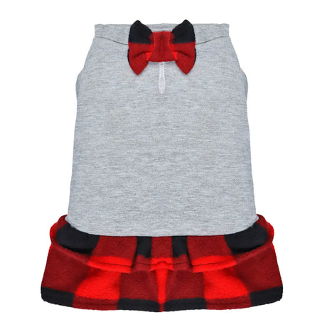 Vestido Invernal para Mascota, Color Gris