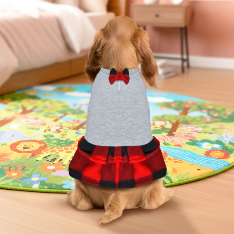 Vestido Invernal para Mascota, Color Gris