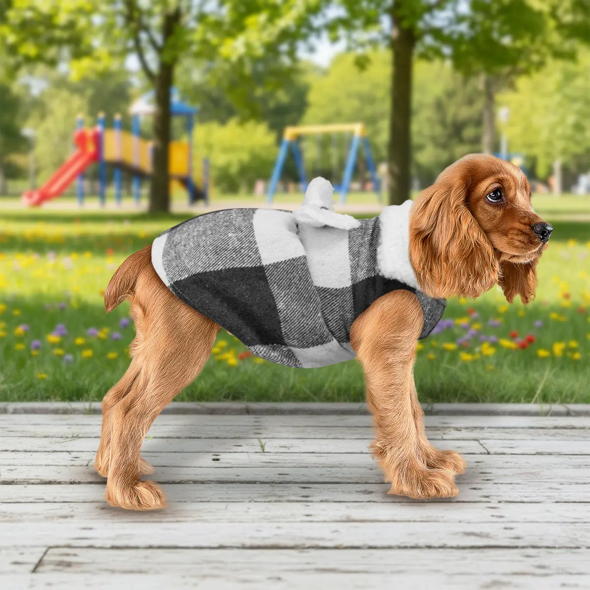 Vestido Invernal para Mascota, Color Negro