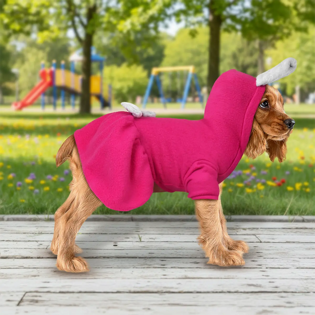 Vestido Invernal para Mascota, Color Rosa