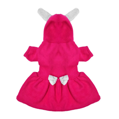 Vestido Invernal para Mascota, Color Rosa