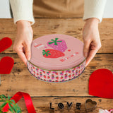 Caja Circular con Galletas "I Love You Berry Much", 114 gr.