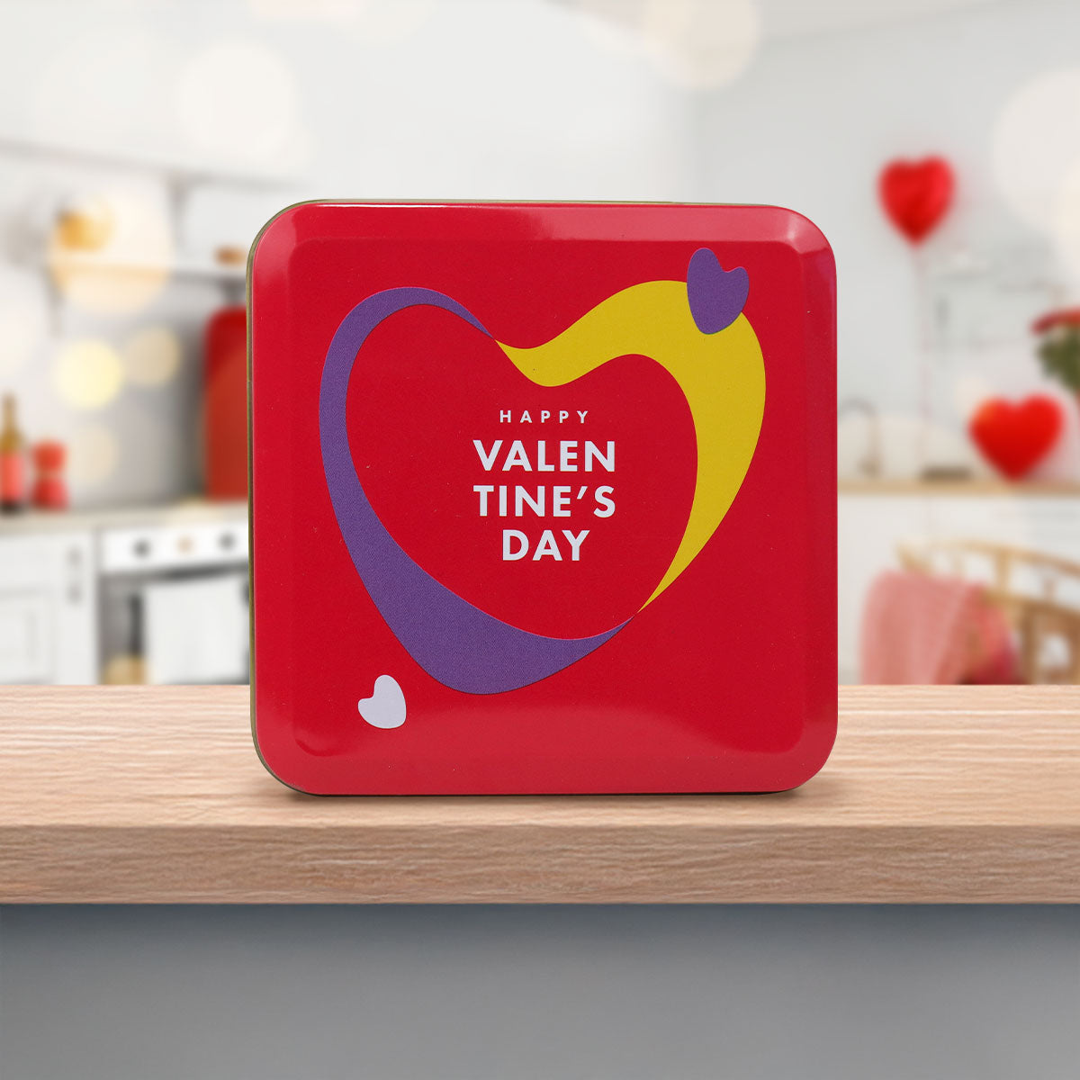 Galletas Caja de Lata "Happy Valentine´s Day" 115gr.