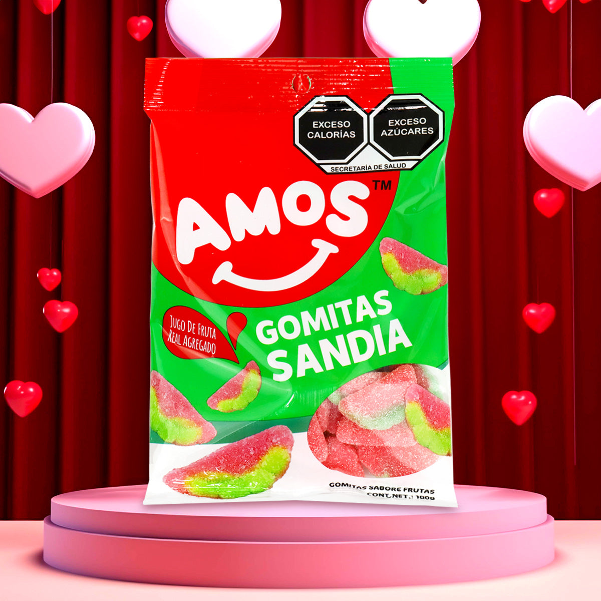 Gomitas Suave Amos de Sandia, Amos 100gr