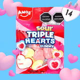 Caramelo Suave en Forma de Corazón, Amos 90gr.