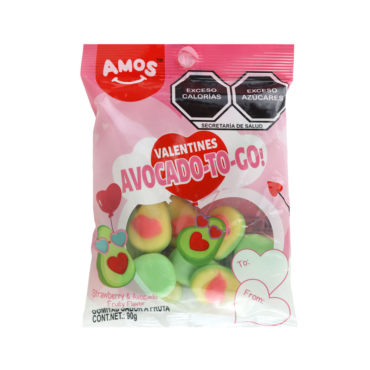 Gomitas en Forma de Aguacate, 90 gr.