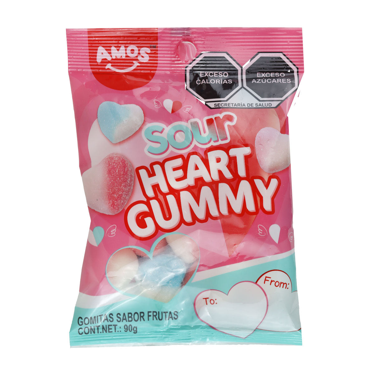 Gomitas en Forma de Corazón, 90 gr.