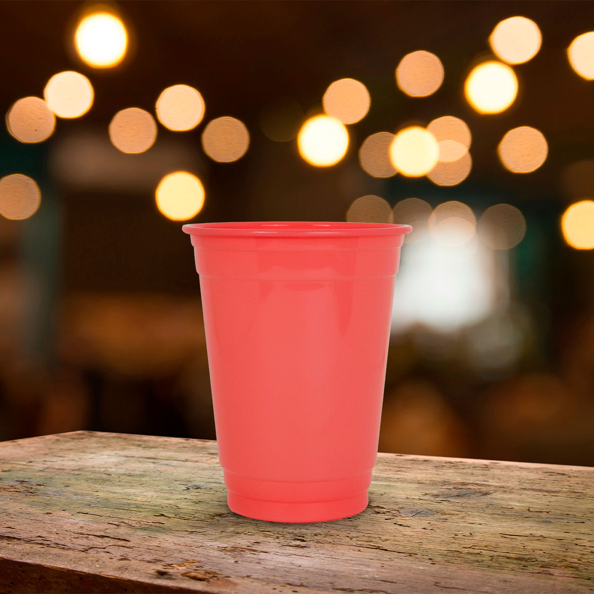 Vaso de Plástico para Fiesta, Color Rosa, 40 pzas, 470ml